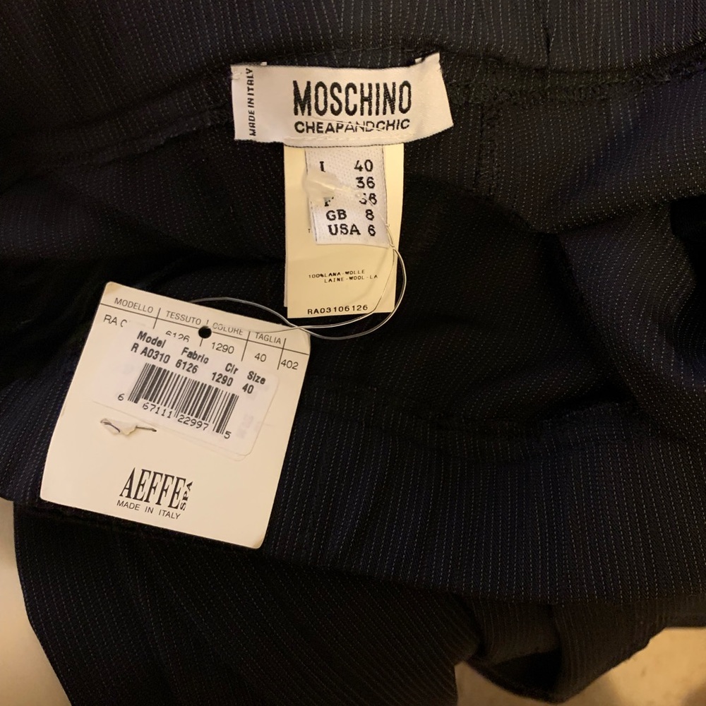 Moschino dress pants straight legged